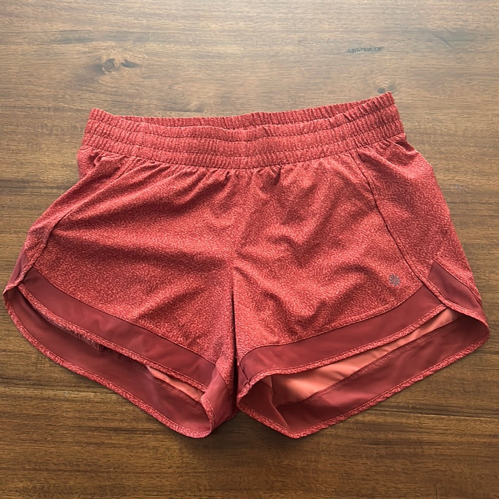 Athleta Mesh Racer 4” short